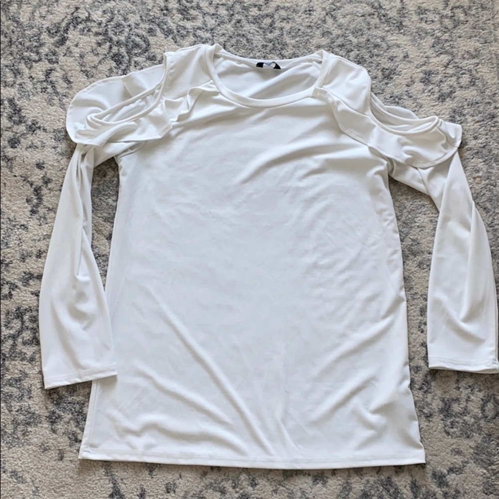 Cold shoulder blouse